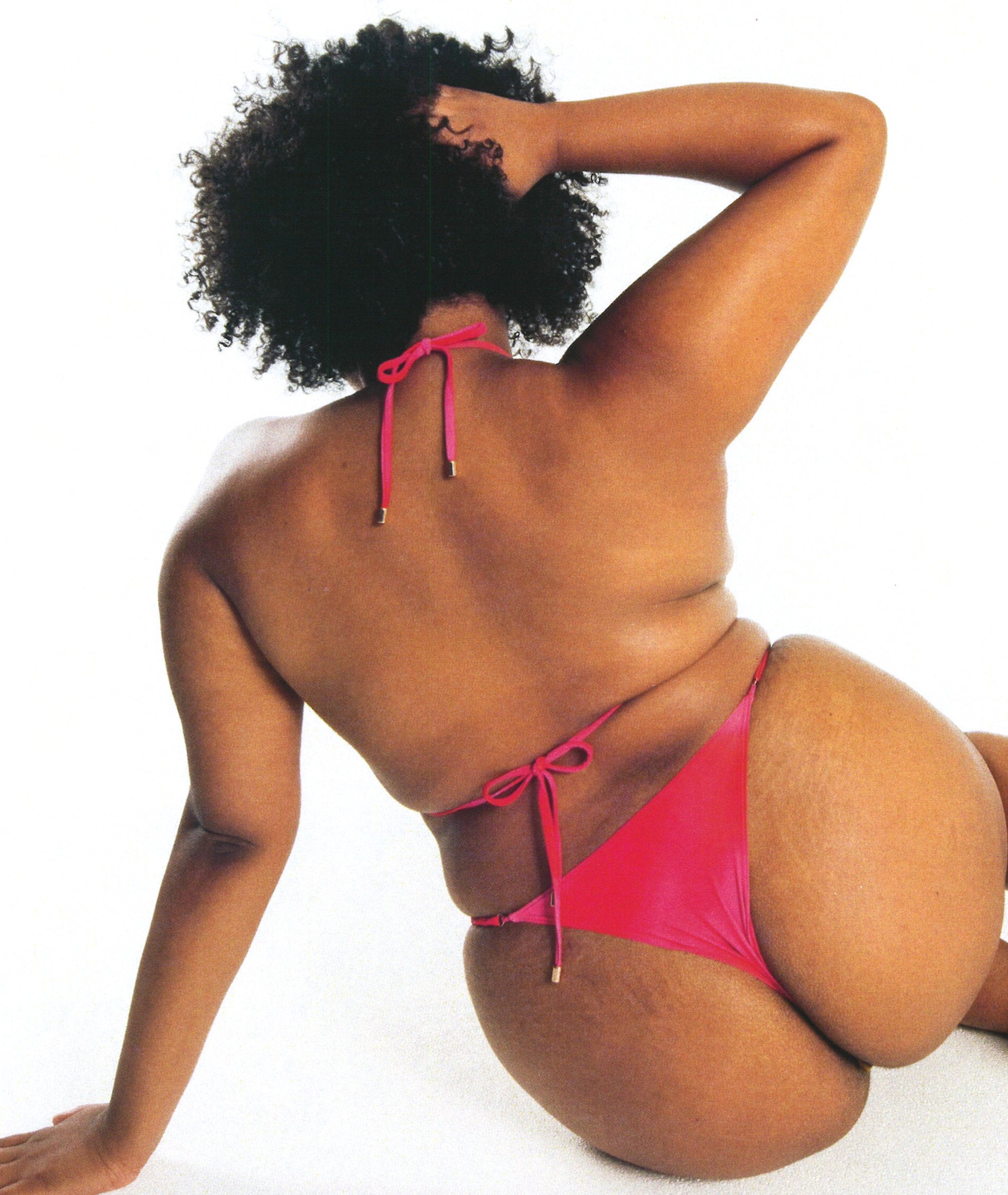 Red Bikini Bottom Back
