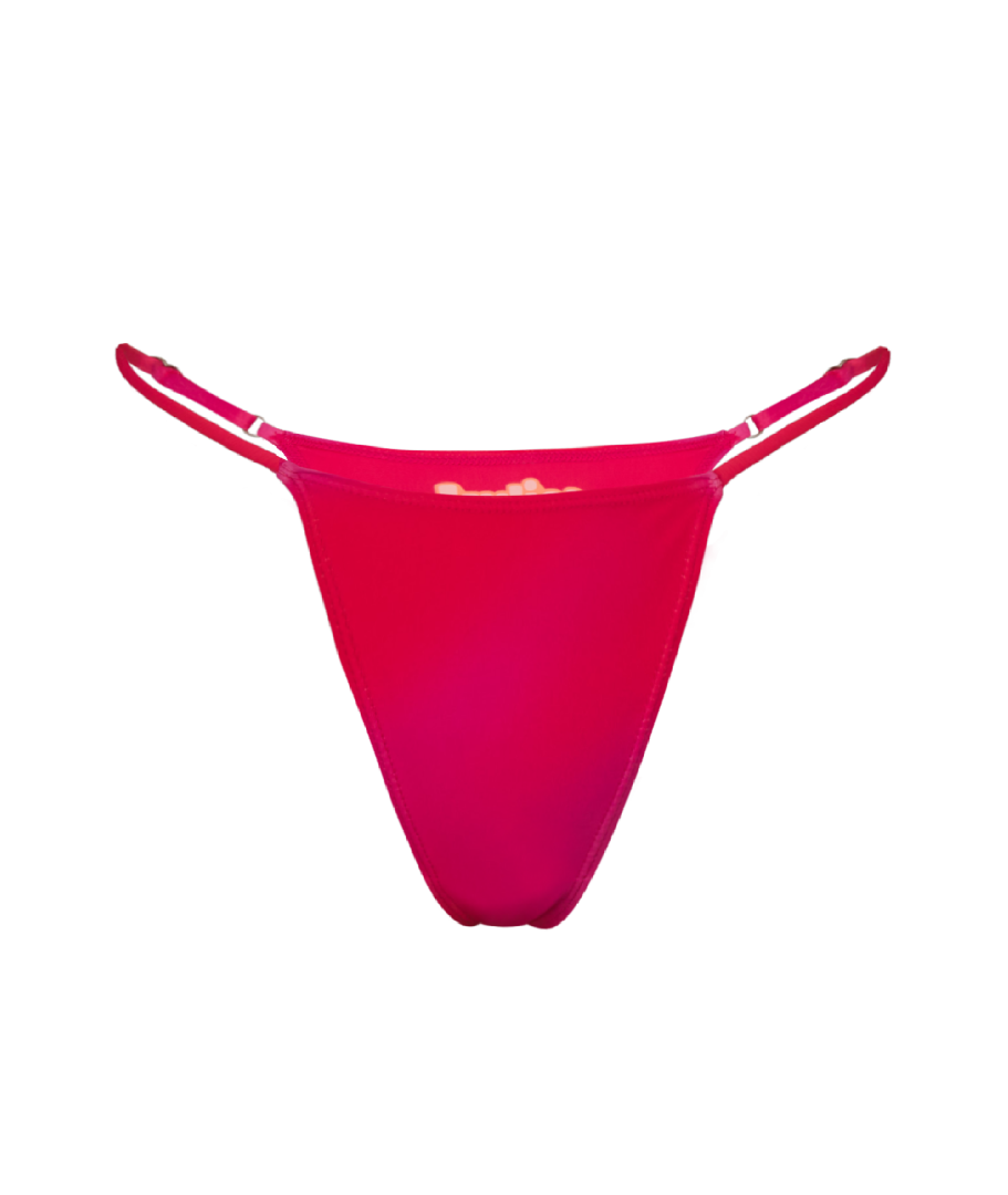 Kylie Swim Red Bikini Bottom